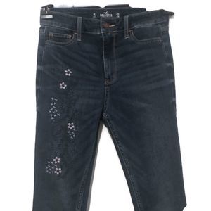 HOLLISTER | high rise super skinny floral jeans 25